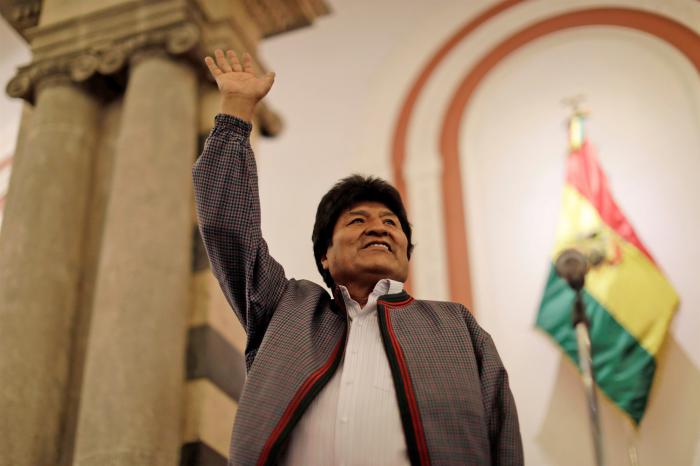 Presidente de boliviano Evo Morales
