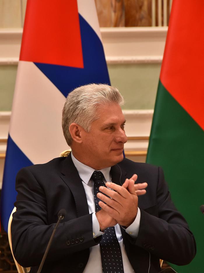 Díaz-Canel en Minsk