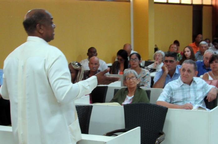 Intervención de Lancelot  Cowie, embajador de la República de Trinidad y Tobago en el Congreso de Pensamiento, evento central de la Fiesta de la Cultura Iberoamericana