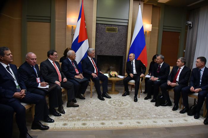 diaz-canel y putin