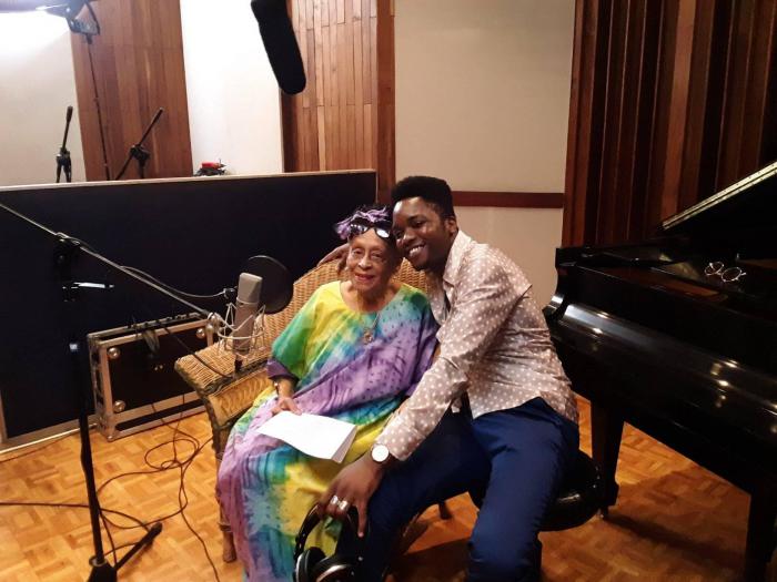 La estelar Omara Portuondo con Cimafunk. foto: tomada de internet