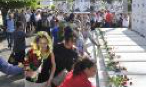 Acto homenaje por los caídos en Barbados