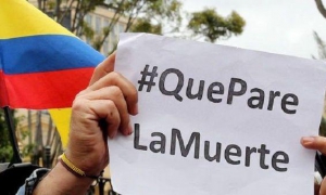 Vandalizan sedes de partidos políticos opositores en Colombia