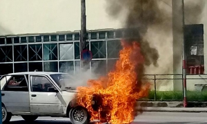 VEHICULO INCENDIADO
