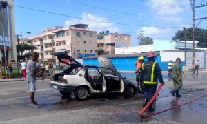 VEHICULO INCENDIADO