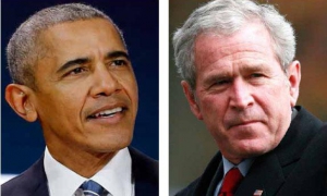 Barack Obama / George W.iBush