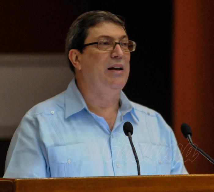 Palabras Bruno Rodríguez Parrilla, Ministro de Rewlaciones Exteriores en el Encuentro Antimperialista de solidaridad, por la Democracia y contra el Neoliberalismo,presidido por José Ramón Machado Ventura, Segundo Secretario del CCPCC; Esteban Lazo Hernáandez, Presidente de la Asamblea Nacional del Poder Popular; Ralph Gonsalves, Pimer Ministro de San Vicente y las Granadinnas; Salvador Sánchez Cerén, Presidente del Salvador, desarrollado en el Palacio de Convenciones, Playa
