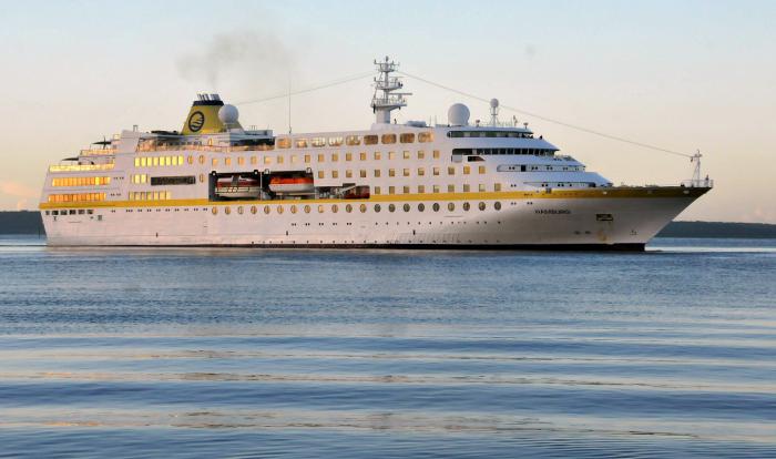Tras zarpar de Cienfuegos, el crucero Hamburg enfilaría proa hacia Santiago de Cuba.