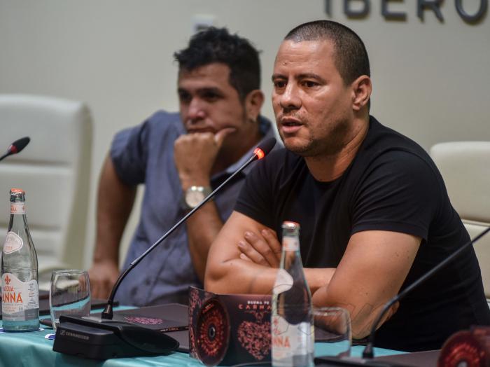 Presentación del Disco Carnal del duo Buena Fe; Israel Rojas y Yoel Martínez; en el Hotel Parque Central
