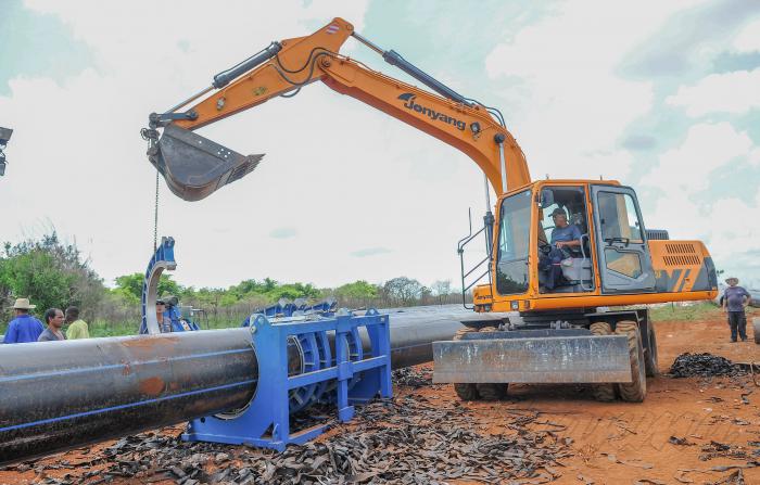 Recorrido por las zonas de la cuanca sur donde ocurriò la  afectaciòn de la conductora de agua para la capital