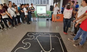 Palmiche, un robotracer de la disciplina Seguidor de líneas, tiene el importante
