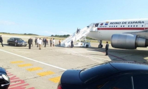 los reyes de España en Santiago de Cuba