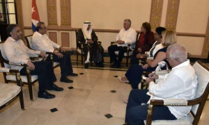 Raúl y Díaz-Canel reciben a personalidades extranjeras