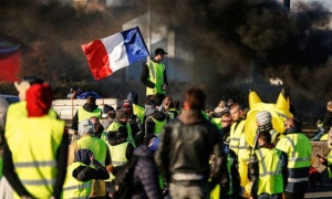 chalecos amarillos en francia