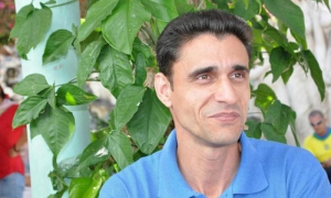 Sabdiel Batista, presidente de la Unión de Periodistas de Cuba (Upec) en Cienfue