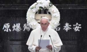 Papa Francisco urge al mundo desde Japón eliminar las armas atómicas 