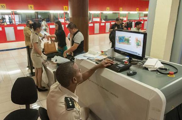 Aduana del Aeropuerto Internacional José Martí. 