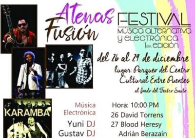 Festival de musica alternativa en Cuba saluda 61 años de Revolución 