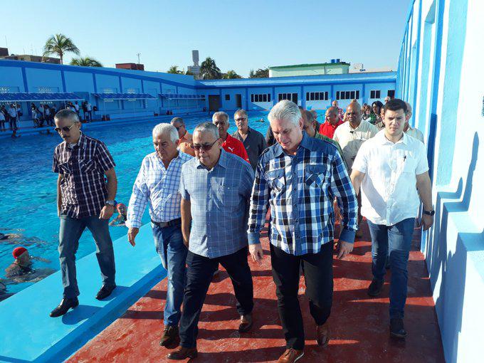 Recorre Díaz-Canel obras de la capital