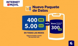 Nuevo paquete de datos