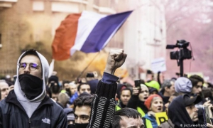 manifestación en París