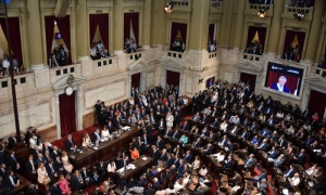 toma de posesion de alberto fernandez en argentina con presencia de diaz-canel