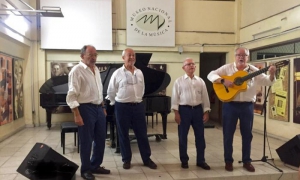 Mariners de Riera durante su presentación en la sede provisional del Museo de la