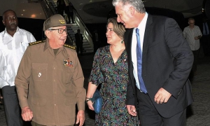 Recibió el General de Ejército a Díaz-Canel
