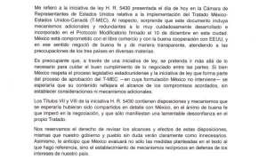 Carta de Jesus Seade a Robert Lighthizer