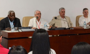  Presidente cubano asiste a debates de Comisiones Permanentes de Trabajo del Par