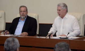 Dias canel y el consejo de ministros