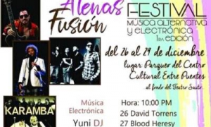 Festival de musica alternativa en Cuba saluda 61 años de Revolución 