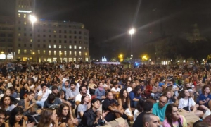 Manifestación en Barcelona.
