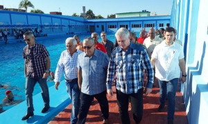 Recorre Díaz-Canel obras de la capital