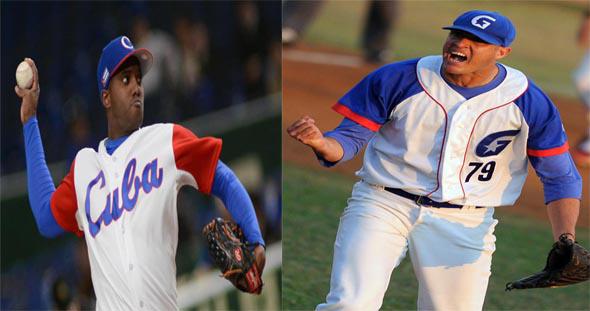 Vladimir Baños(izquierda) y Lazaro Blanco(derecha).