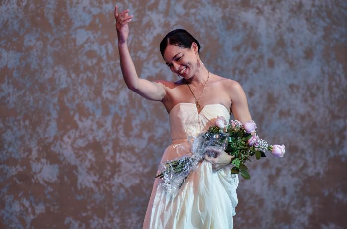 Viengsay Valdés, directora general del BNC y Premio del GTH Alicia Alonso 2019, en el Gran Teatro de la Habana Alicia Alonso