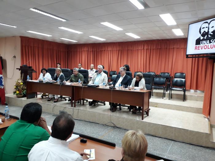 Díaz-Canel en la CTC