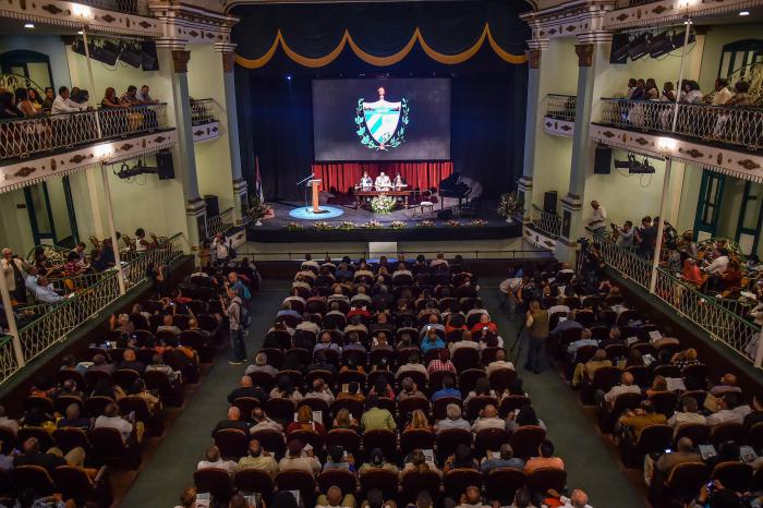 Sesión Extraordinaria de la Asamblea Provincial del Poder Popular en el XII Periodo de Mandato, en el Teatro Martí