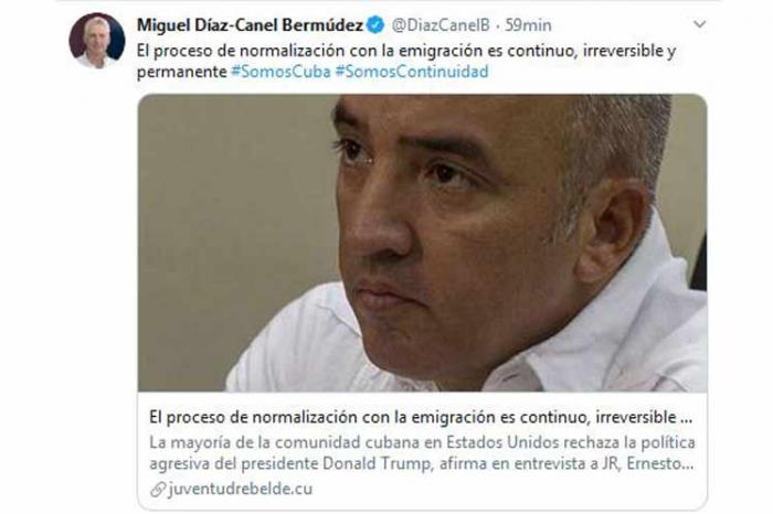 Ratifica Díaz-Canel compromiso de Cuba con su emigración