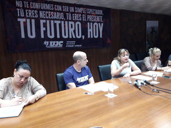 «Vamos a llegar al XI Congreso de la Unión de Jóvenes Comunistas (UJC) con nuestros 59 acuerdos cumplidos», anunció en conferencia de prensa Susely Morfa González