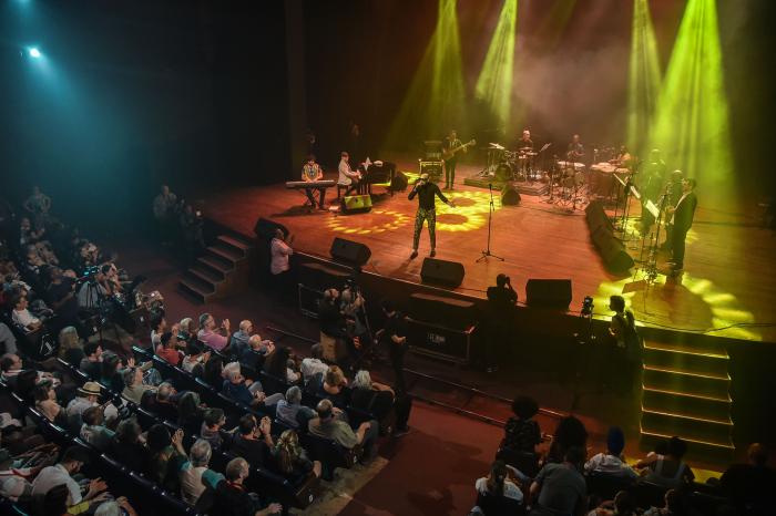 Edición XXXV del Festival Internacional Jazz Plaza 2020; Concierto de Carlos Miyares dedicado a Irakere, invitados German Velazco, Alexander Abreu, Dreiser Durrit, Harold López- Nussa, Rolando Luna, Tony Rodriguez, Adel González, Yaroldi Abreu, Rafael Paseiro, Mandy Cantero, Miguel Gonzalez y Rodney Barreo; en la Sala Covarrubias del Teatro Nacional
