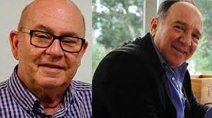 Felicita Díaz-Canel a Miguel Barnet y Roberto Fabelo 