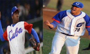 Vladimir Baños(izquierda) y Lazaro Blanco(derecha).