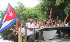 Caravana de la Libertad en Ciego de Avila