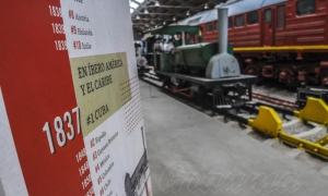 El Museo del Ferrocarril  está ubicado en Cristina y Matadero, en la Habana Viej