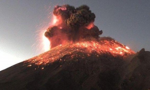 México por actividad de volcán Popocatépetl