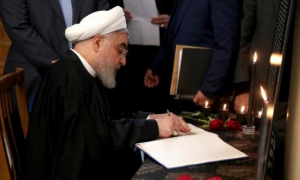 Presidente iraní firmó Libro de  Condolencias por víctimas de avión