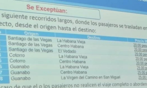 Aprueban precios máximos para los transportistas privados en La Habana