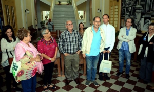 CUBA CIENFUEGOS VISITAN CENTRO HISTORICO DE LA CIUDAD 
