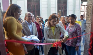 MATANZAS-MINISTRA DEL CITMA REINAUGURA CENTRO METEOROLÓGICO 